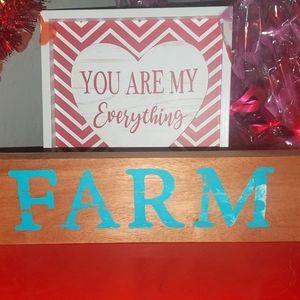 Farm custom sign